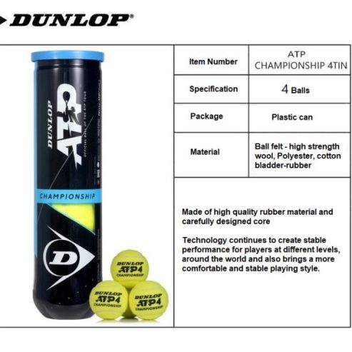 Dunlop Tennis Balls Championship Series, High-Performance