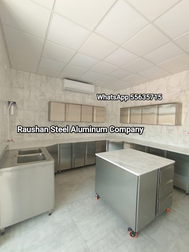 Stainless Steel Villa kitchen Cabinet Full project