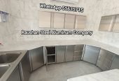 Stainless Steel Villa kitchen Cabinet Full project