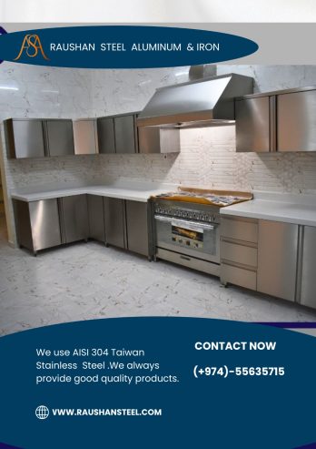 Stainless Steel Kitchen Cabinet Full project Restaurant Hotel,Villa Kitchen Sweets shop