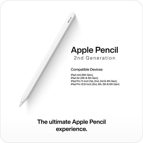 Apple Pencil 2nd Generation – White