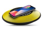 Awei Y290 5W Wireless Charger with Bluetooth Speaker – Yellow