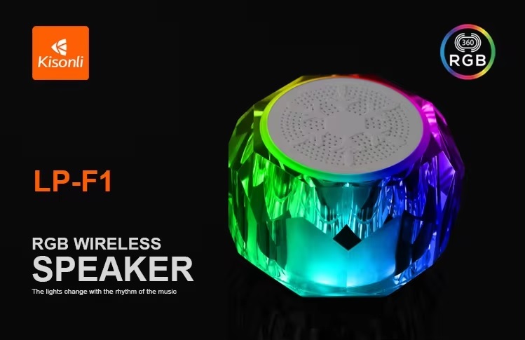 Kisonli LP-F1 Wireless Bluetooth Mini Crystal Speaker