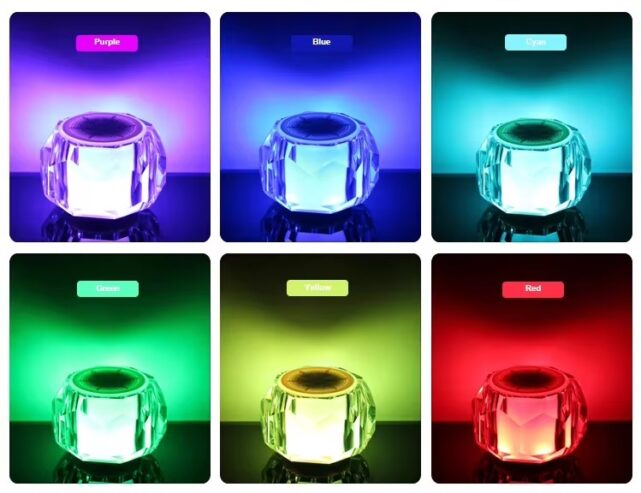 Kisonli LP-F1 Wireless Bluetooth Mini Crystal Speaker