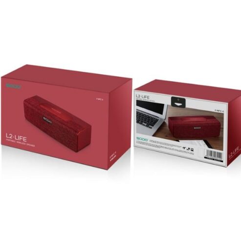 SODO L2 Life Portable Bluetooth Speaker Maroon Color