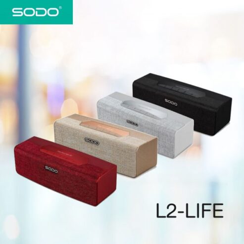 SODO L2 Life Portable Bluetooth Speaker Maroon Color