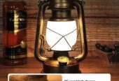 Outdoor Creative Flickering Flame Portable Rechargeable Speaker Lamp