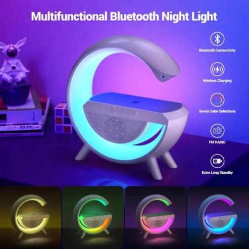 G-Shaped 15W Bluetooth Speaker with RGB Adjustable Atmosphere Light