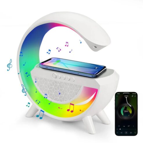 G-Shaped 15W Bluetooth Speaker with RGB Adjustable Atmosphere Light