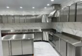 Stainless Steel Villa kitchen Cabinet Full project