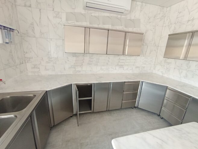 Stainless Steel Villa kitchen Cabinet Full project