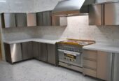 Stainless Steel Kitchen Cabinet Full project Restaurant Hotel,Villa Kitchen Sweets shop