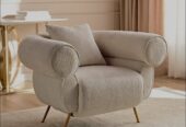 Donel Fabric Arm chair, 2 seater and a 3 seater