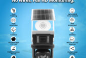 Solar Dual Lens Security Camera, No Wires, Full HD Monitoring.