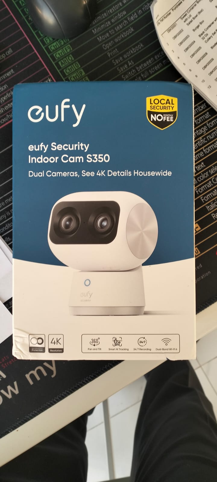 Indoor Cam S350 4K indoor security camera without a subscription