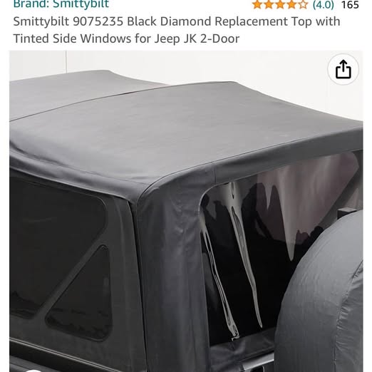 Soft Top for Jeep Wrangler JK 2Door