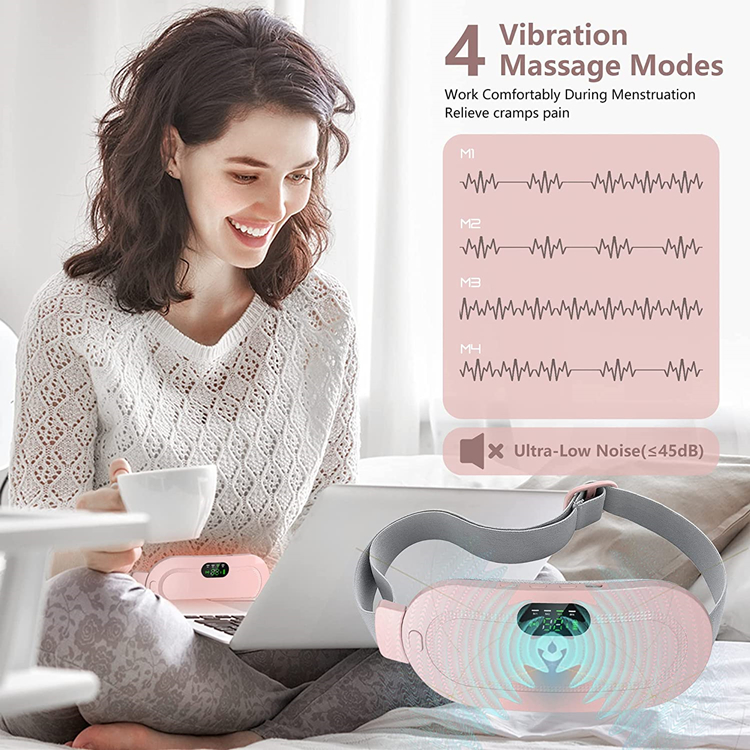 Smart Cordless Heating Massager for Period Cramps – Fast Relief, Warm Comfort Anywhere