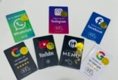 بطاقات NFC الذكية للأعمال والتواصل الذاتي | Smart NFC Cards for Networking