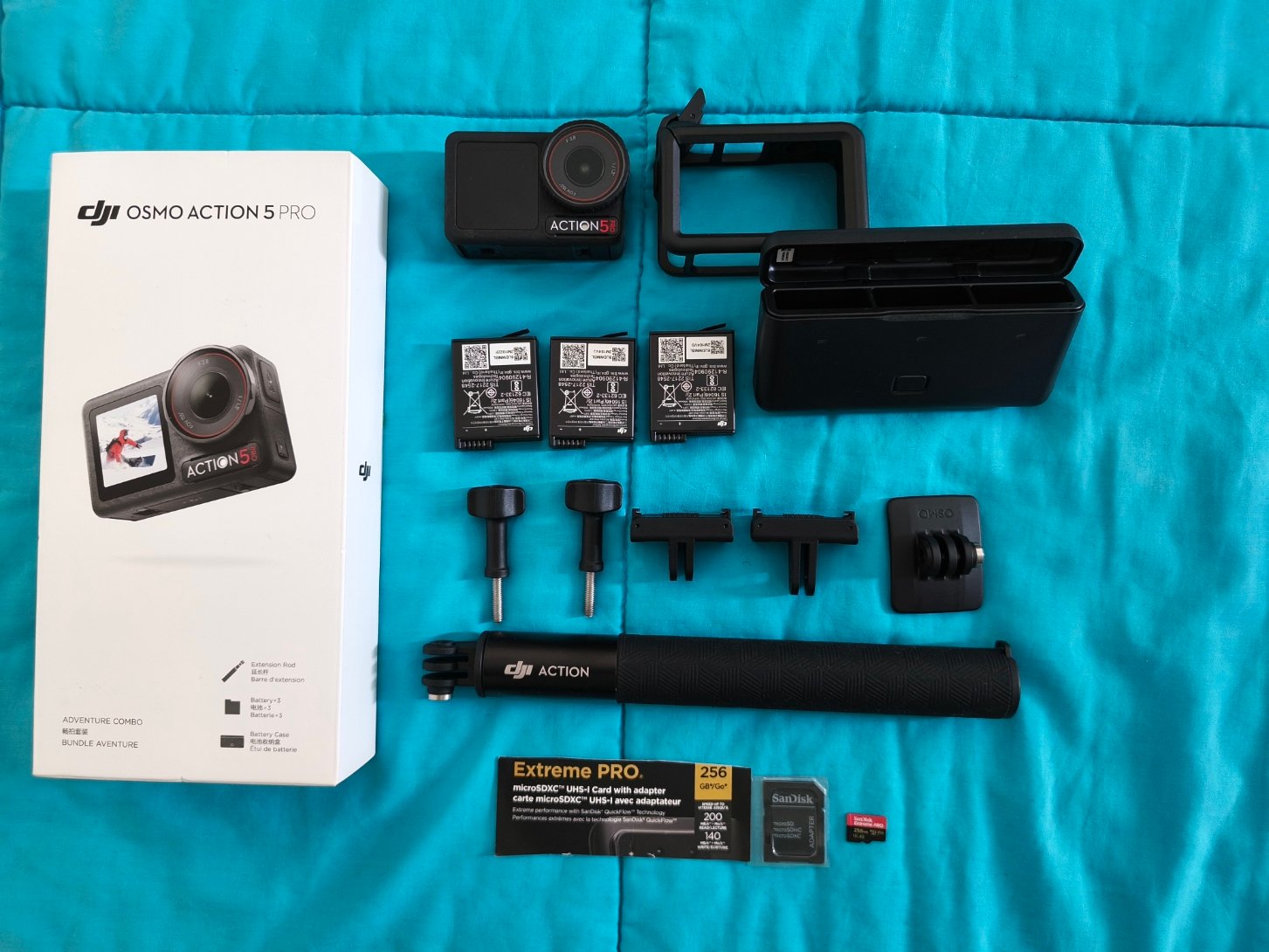 DJI Osmo Action Pro 5 with 256 GB memory card